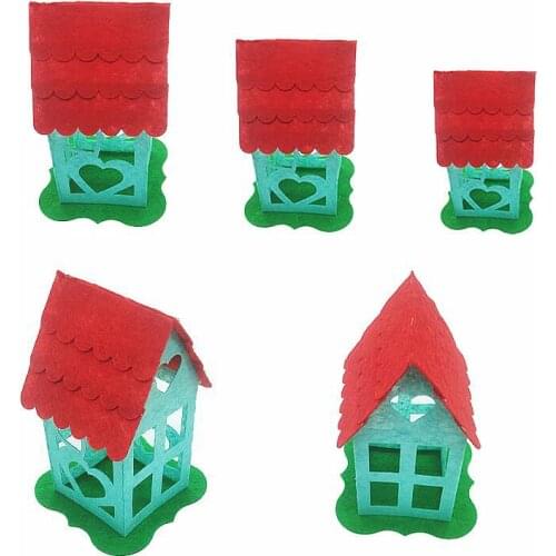 New House Lantern Wooden Die Scrapbooking C3049 Cutting Dies Multiple Sizes Compatible With Most Die Cutting Machines