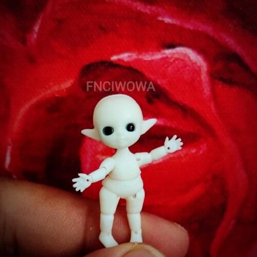 Original 3.5cm Elf Ear BJD 1/50 Thumb Jointed Doll LALA Top Quality Ultra Exquisite Mini Resin Model Toy Adult Kid Mom Gift