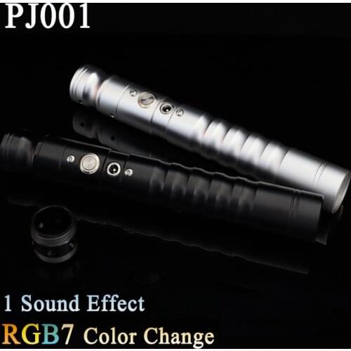 75cm RGB 7 Discolor Lightsaber Darth Maul Double Blade Laser Sword PC High Intensity Duel Saber De Luz LED Glow Toys for Youth