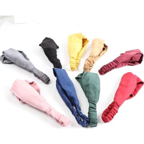 1PCS Suede Headband Hair Holder Hairbands Fleece Bow Animal Ears Headband For Women Girls Turban Fashion Hair Accessories