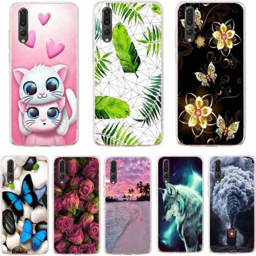 Silicone Case for Huawei P20 Pro Case Phone for Huawei P20 P 20 pro Coque Back Cover Protective Shell Clear TPU Coque