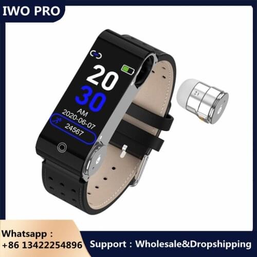 L890 Smart Wristband Watch Bracelet TWS Bluetooth Wireless Earphones Sports Handsfree Earbuds Headset For Xiaomi HUAWEI Watch