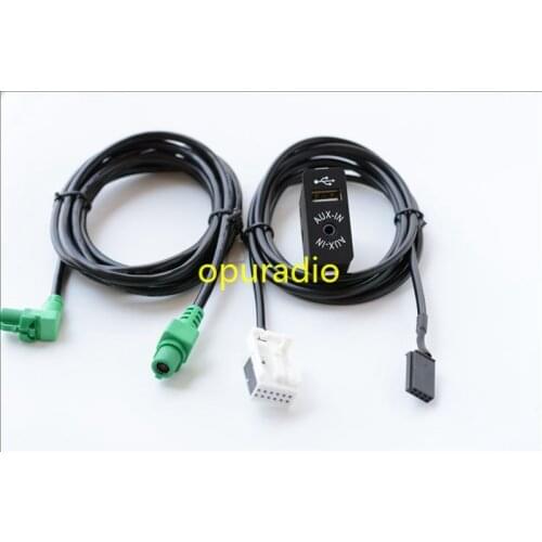 Brand new Opuradio GPS Navigation cable USB AUX in Plug Socket Harness Adapter for BMW E39 E46 E38 E53 X5 Z4 E70 Car radio