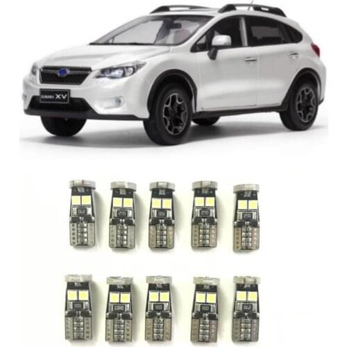 Canbus w5w Led interior lights For subaru forester xv BRZ IMPREZA JUSTY LEGACY OUTBACK Trezia Tribeca B9 levorg wrx ascent baja