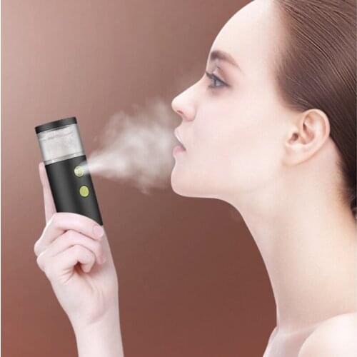 USB Portable Nano Mist Sprayer Air Humidifier Facial Nebulizer Steamer Moisturizing Skin Care Mini Face Spray Rechargeable