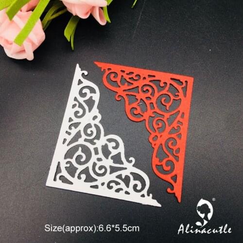 Die Cut Metal Cutting Die Vintage Lace Corner Scrapbooking Paper craft album Handmade Card Stencil Cutter Punch art cutter