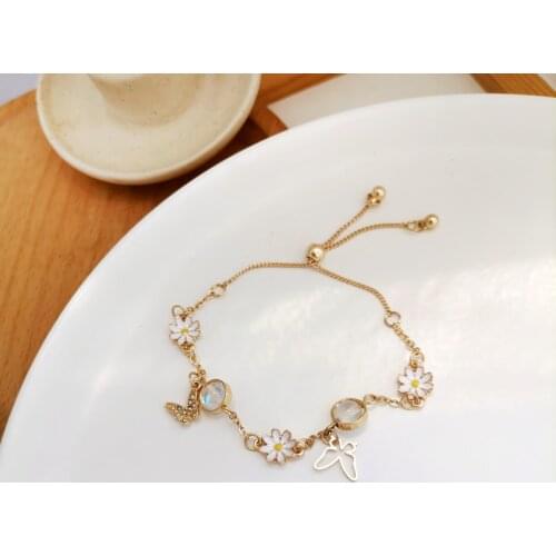 Summer New Butterfly Multilayer Bracelet Simple Small Fresh Flower Bracelets for women