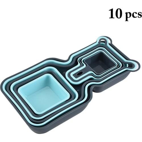 10pcs Fruit Tray Dish Set Salad Bowl Pan Plate Fruit Dishes Saucer Tea Tray Dessert Dinner Bread Plates
