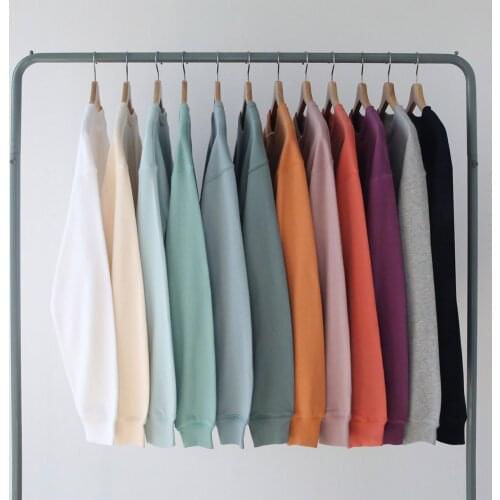 2021 Spring/Autumn Thin Pure Cotton Hoodies Women Pullovers Long Sleeve O-Neck Casual Hoodies Women Loose Sweatshirts Femme Tops