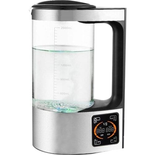 2L Hydrogen Rich Water Generator Electrolysis Ion Generator Pure H2 Alkaline Household V8 Household Prime Hydrogen Water Machin