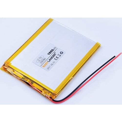 356580 3.7V 1850mAh Li-Polymer Li-ion Lithium Battery For Tablet PC PDA DVD E-book Power bank Toys Phone 356582