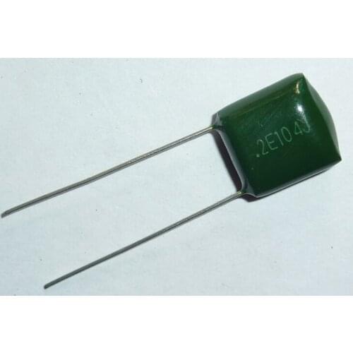 5pcs Mylar Film Capacitor 250V 2E104J 0.1uF 100nF 2E104 5% Polyester Film capacitor