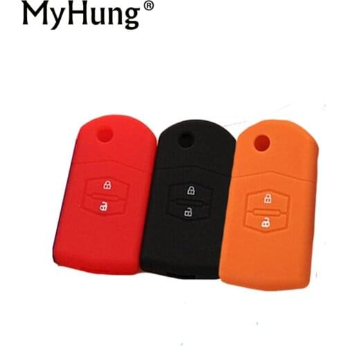 For Mazda 2 3 5 6 8 Mazda CX 5 CX-5 CX-7 CX-9 MX-5 ATENZA Axela Silicone Car Key Cover Remote Cover Case Car Styling Silica gel