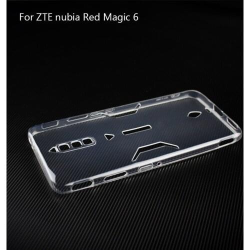 For ZTE nubia Red Magic 6 5G 6.8" New Ultra Thin Soft TPU Silicon Gel Transparent Camera Protect Case Back Cover