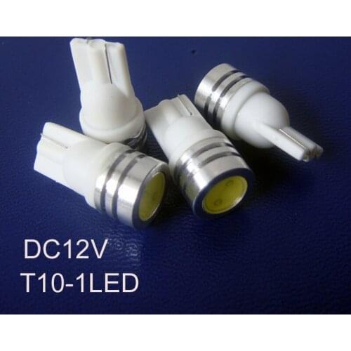 Hot sale 12V 1W COB high power car led Instrument lights t10 w5w 194 168 car led indicator light free shipping 100pcs/lot