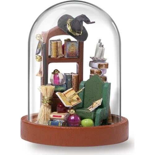 Gristmas Gift Diy Mini Doll House Toys for Children Furniture Miniature Wooden Miniaturas Dollhouse Birthday Gifts 003