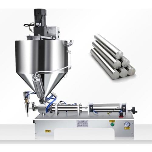 Pasta Stuff Filling Machine Mixing And Heating Filler Viscous Liquid Mixer Food Heater Hopper Safe 10-100ml