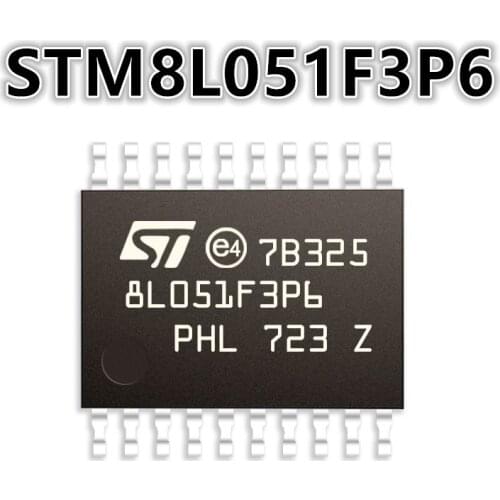 Stmicroelectronics STM8L051F3P6 TSSOP20 ST IC chip MCU microcontroller home furnishings 16 MHZ / 8 KB flash / 8-bit microcontrol