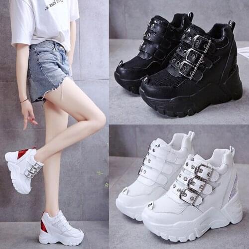 Dad Shoes Womens Ins Trendy Height Increasing Insole Sneakers Womens Dirty Shoes Spring and Summer Breathable