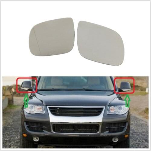 Fits For VW Touareg V6 R50 2007 2008 2009 2010 Car-Styling Door Side Mirror Glass Heated Glass