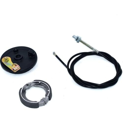 Rear Wheels Drum Brake Expansion Brake with brake shoes Brake Cable for Zero 8 T8 8 inch Electric Scooter Bicycle Accessories