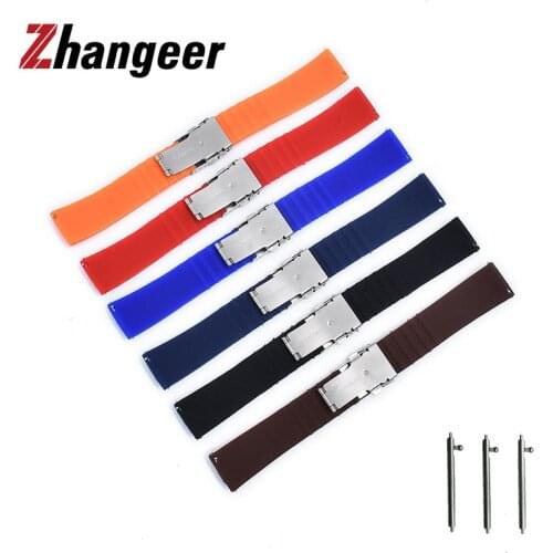 Quick Release Watch Strap For Samsung Huawei Moto Smart Watch Grain Silicone Watchbands Upgraded Switch Ear 18 20 22 24 Mm New