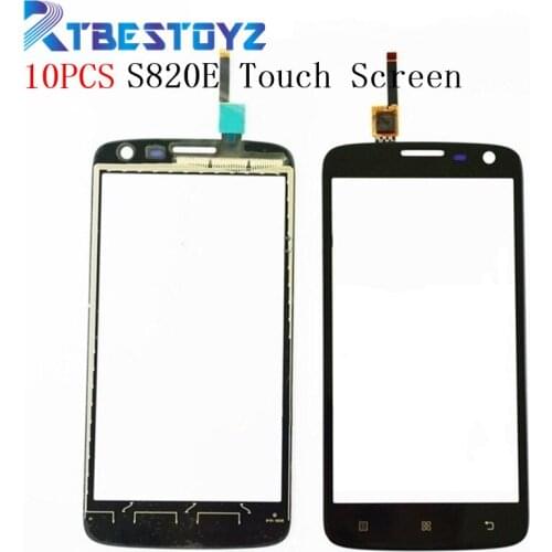 RTBESTOYZ 10PCS For Lenovo S820E 4.7" Original Touch screen Digitizer Front Glass Lens Mobile phone Touch Panel Test +Tools
