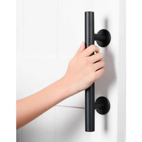 Sliding Barn Door Handle Pull Flush Recessed Wood Door Handle Furniture Hardware For Cabinet Cupboard Interior Door 35-45MM