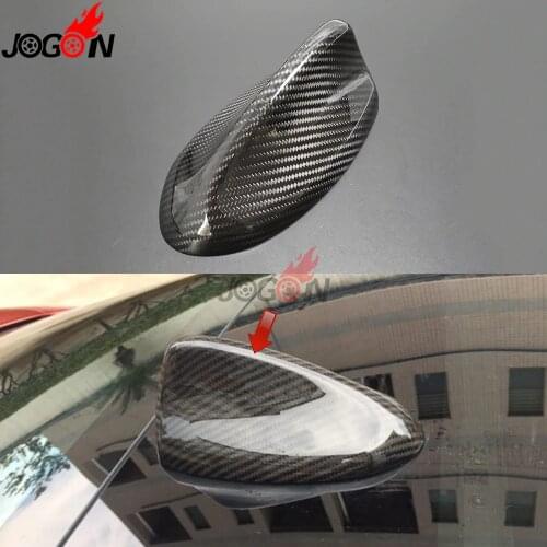 Carbon Fiber For Alfa Romeo Giulia 952 2016-2019 Car Styling Roof Antenna Aerials Stickers Cover Shark Fin Trims