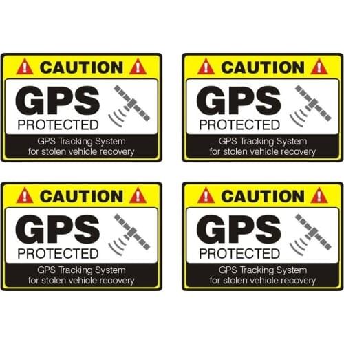 Waterproof Car Stickers Personality Gps Motorcycle Accessories Waterproof Decals Protection Reflective Accessories12*8cm