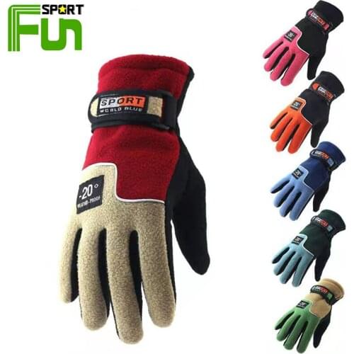 STARFUN Winter Cycling Mountaineering Gloves Outdoor Sports Riding Cold Weather Warm Polar Fleece Ski Windproof Men Women New