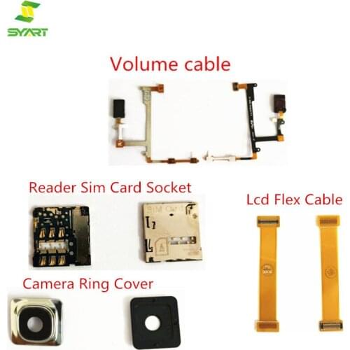 For Samsung I9300 Full Lcd Parts Kit Flex Cable / Volume Cable / Sim Card Reader / Camera Ring Cover