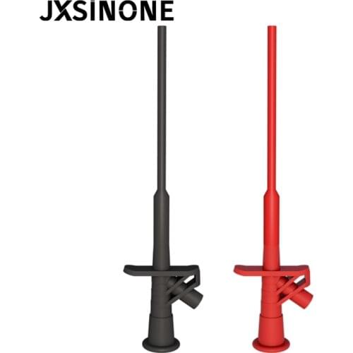 JXSINONE P5004 2PCS Professional Insulated Quick Test Hook Clip High Voltage Flexible Testing Probe