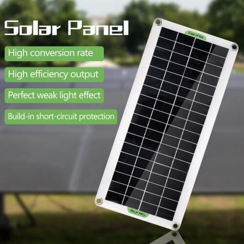 30W Solar Panel Kit olycrystal Solar Panel Controller Solar Cells for Car Yacht RV Boat Moblie Phone Battery Charger