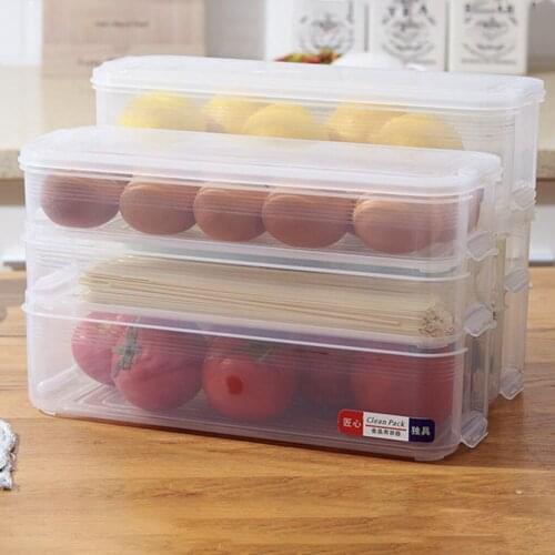 Kitchen Storage Box Eggs Holder Sea Food Refrigerator Fresh-Keeping Case Refrigerated Food Container Refrigerator Storage Box