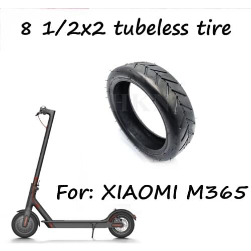 Upgraded Tires for Xiaomi Mijia M365 Scooter Tubeless Tire Tyre Wheels 8 1/2X2 for Xiaomi Electric Skate Board Vacuum Tyre
