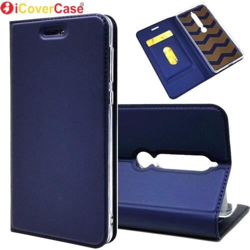 Fashion Leather Cases For Nokia 6 2 3 5 8 2017 Flip Case Wallet Cover Hoesje Coque Etui Mobile Phone Bag Para For Nokia 6.1 2018