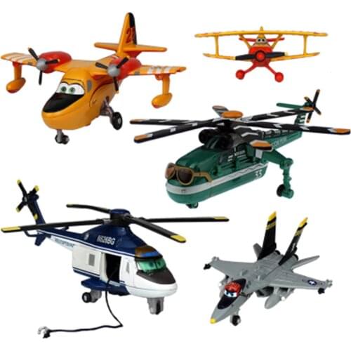 Original Disney Pixar Planes Dusty Crophopper El Chupacabra Skipper Ripslinger Metal Diecast Model Plane Toy for Children