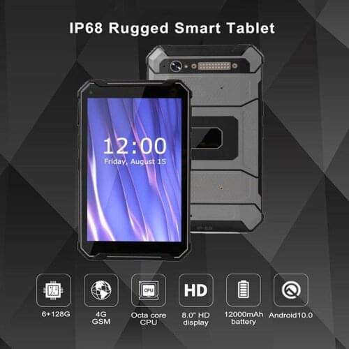 Android 10.0 Rugged Computer IP68 RAM 6G ROM 128G With Barcode Scanner Explosion-Proof Industry Tablets