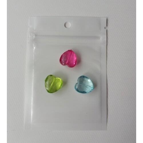 500pcs 14x20cm Translucent Gift Jewelry Pouches Bags Zip Lock Plastic Bags With Zipper Jewelry Bag Packaging Display Storage Bag