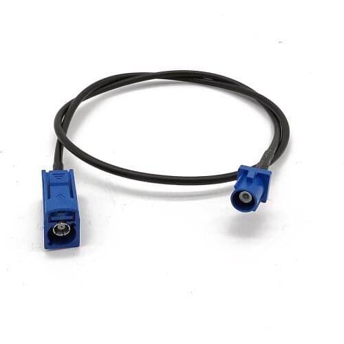 GPS Antenna Cable Blue FAKRA C Male Plug to FAKRA C Female Jack Cable Assemblies RG174 Cable 1M 3M 6M 9M 12M