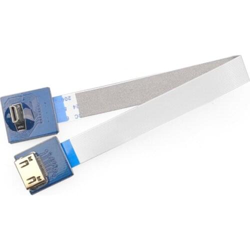 18CM Super Soft Tieline Wire Conversion Cable Line HMDI C Type Female Head To HDMI Type D Male Head for DIY Mini Quadcopter