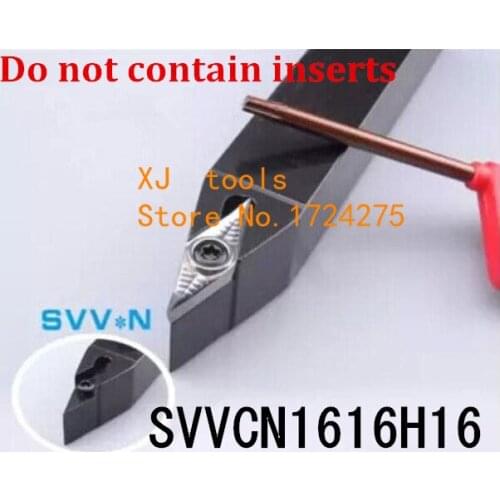SVVCN1616H16 16*16mm Metal Lathe Cutting Tools Lathe Machine CNC Turning Tools External Turning Tool Holder S-Type SVVCN