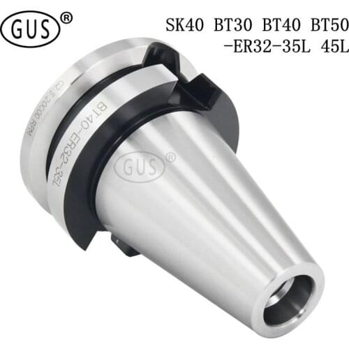 GUS high-quality SK40 BT30 BT40 BT50-ER32-35L er32 collet chuck Built-in handle dynamic balance short spring Tool Holder