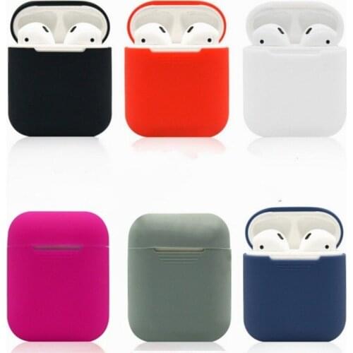 1PC For AirPods Case Silicone Protective Cover and Skin Shock Proof for Apple Airpods Charging Case Accessories