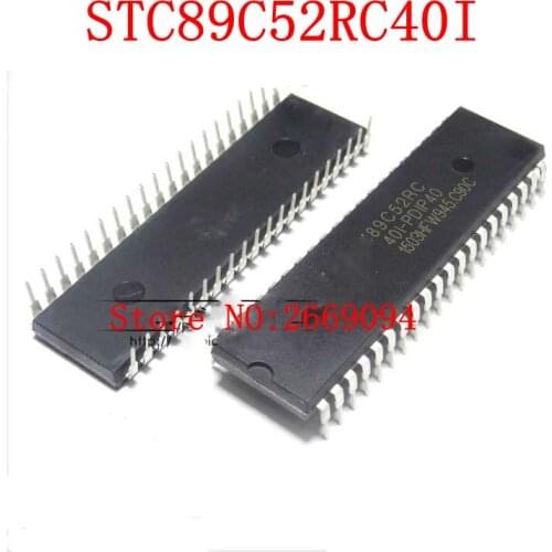 10PCS STC89C52RC DIP STC89C52RC-40I-PDIP40 DIP40 STC89C52RC-40I 89C52RC New Original
