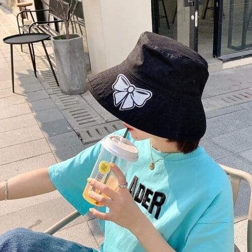 2021 Well-Known Chinese Designer big-brimmed fisherman hat female summer sunscreen sun hat fashion sequined bow sun hat