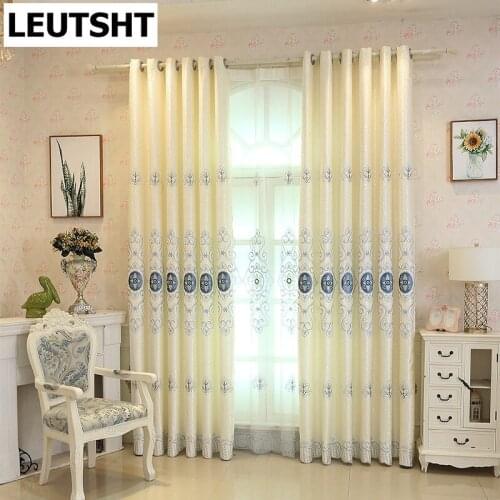 2021 Chinese Style Light Luxury Atmosphere Luxury Blackout Curtains for Living Room Bedroom Study Blackout Curtains Custom