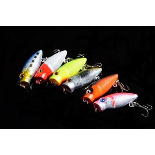 6PCS/SET Plastic Fishing Lures Quality Lure 3D Eyes Plastic Hard Bait Pesca Artificial Sea Fishing Hard Baits Fishing Tackles