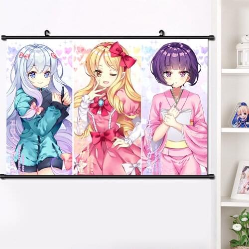 Anime Eromanga Sensei Izumi Sagiri Cute Loli Wall Scroll Poster Manga Wall Hanging Poster Fashion Home Decoration Art 40*60cm